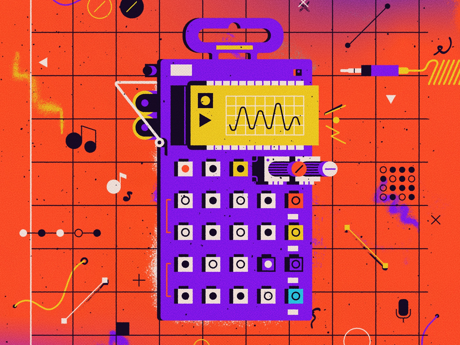 Pocket Operator musician geek electronic grid analog music design art.jpg