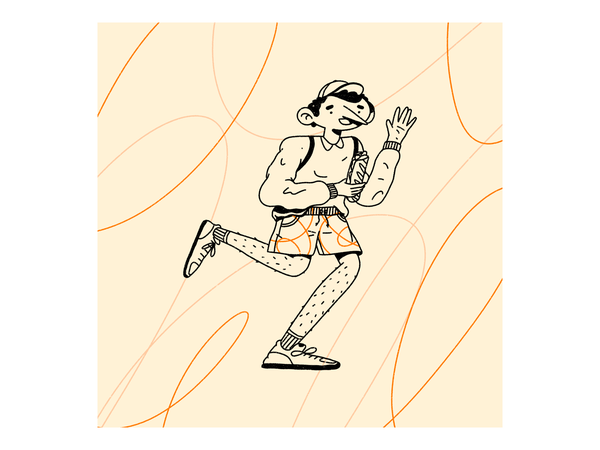 abstract happy sandwich run streetwear pattern dots texture procreate.png