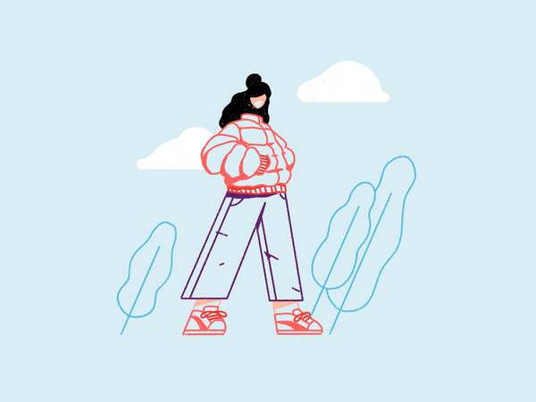 badass girl outline streetwear pattern dots texture procreate editori.png