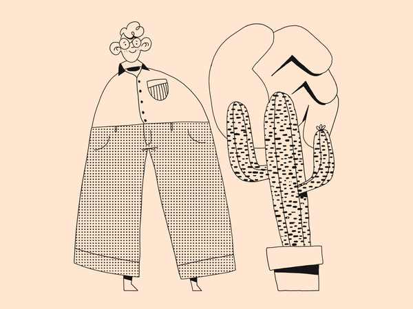 Cacti big brutalism pattern abstract minimalist man procreate design i.png