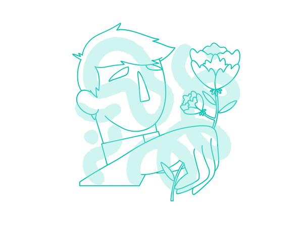 Exhibition 5 clean abstract nature flower minimalist man procreate.png