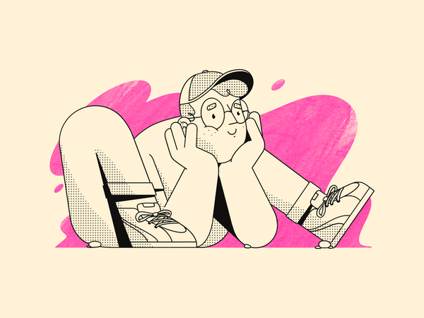 Flexboy flex cute streetwear pattern dots texture procreate editorial.png