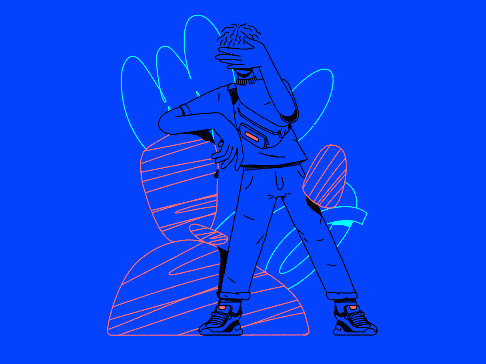 flashy neon abstract outline streetwear pattern texture procreate edi.png