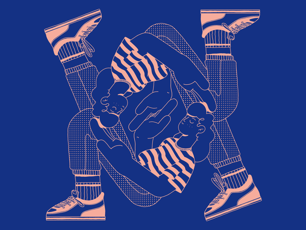 Illustration international womens day streetwear women symetry editori.png