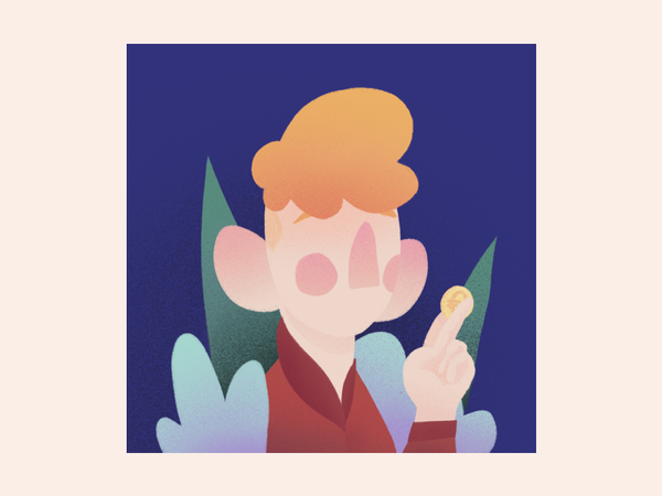 Illustration plants money man vector procreate illustration design.png