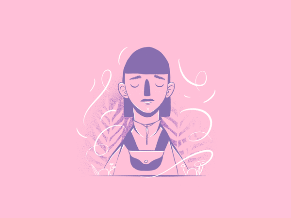 Illustration portrait woman vector procreate illustration design.png