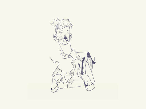 Illustration smoke portrait man vector procreate illustration design.png