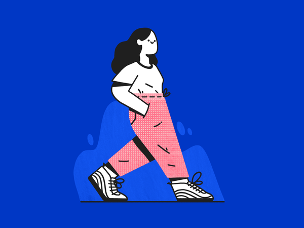 Peaceful walk woman walking peace streetwear pattern dots texture proc.png