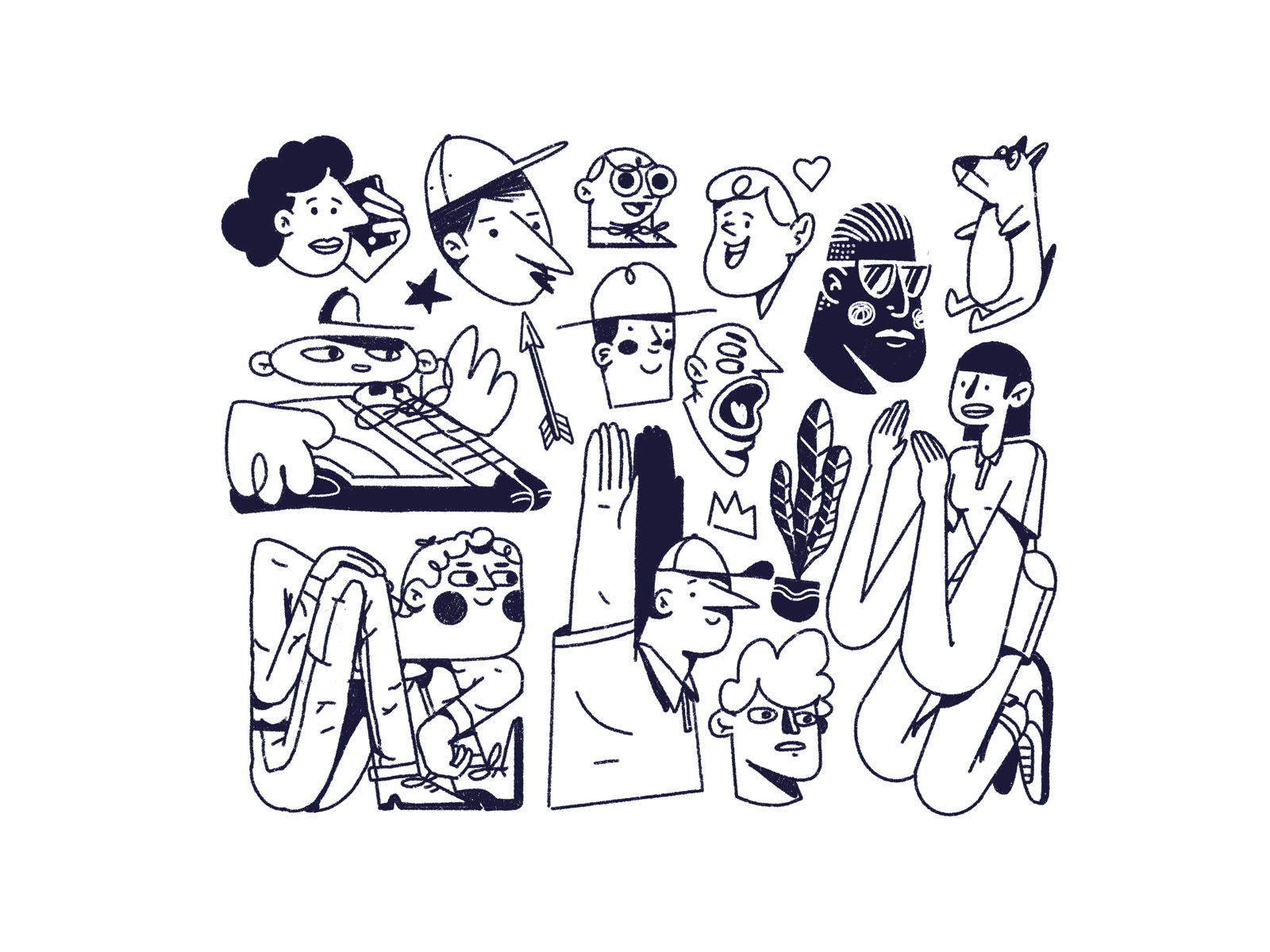 Sketchbook 1 sketches sketchbook halftone abstract outline streetwear.jpg