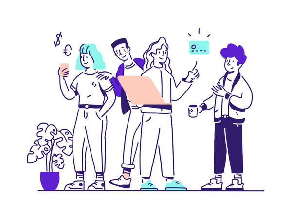 Spendesk Illustration flashy outline payment startup workers abstract.png
