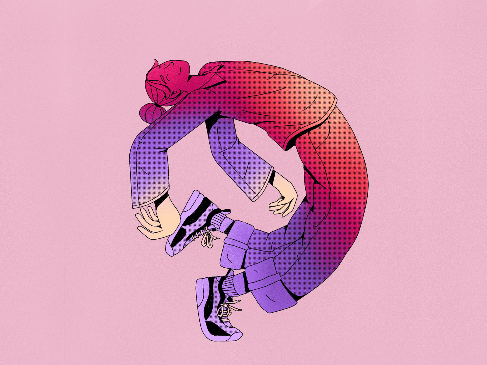 Tickle tickle tickle gradient halftone abstract outline streetwear pat.jpg