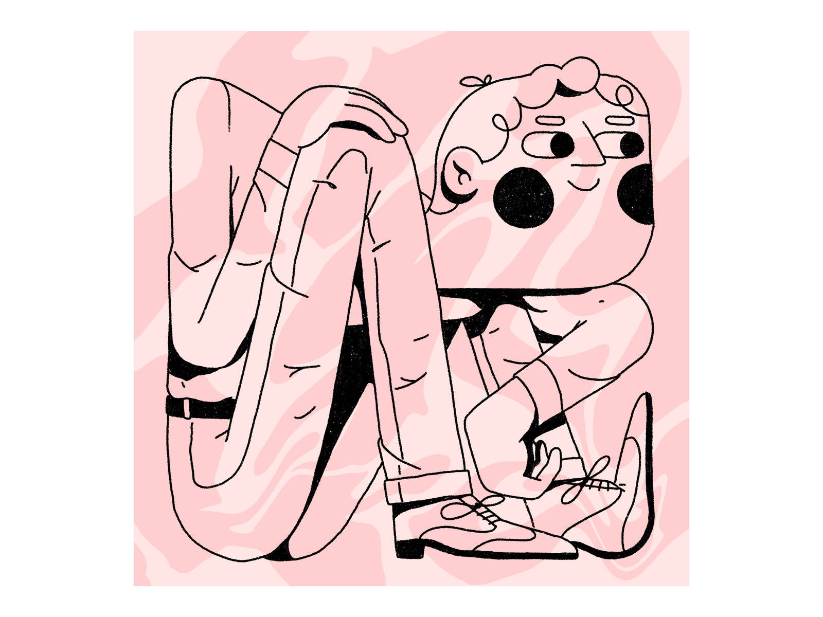 If I fit, I sit abstract outline streetwear pattern dots texture procr.png