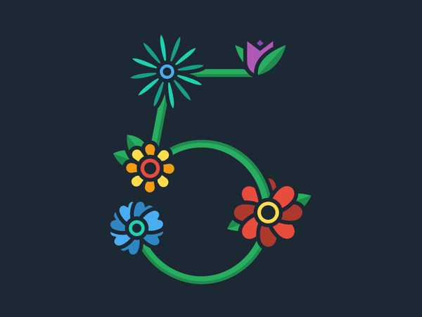 5 stroke thicklines colour illustration leaf vine tattoo bloom spring.png