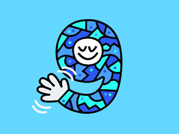 9 pattern dots blue colour texture illustration character smiley smile.png