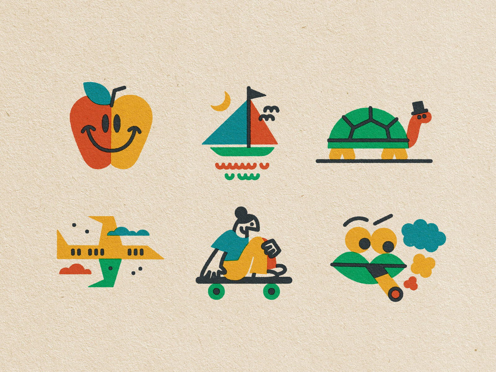 6-pack  icon character drawing fun doodle texture vector art illustrat.jpg