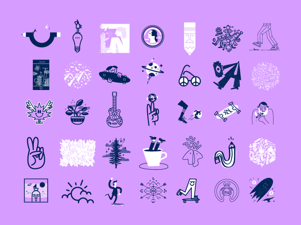 2017 hitsmisses fun things stuff purple doodle drawing vector design i.png