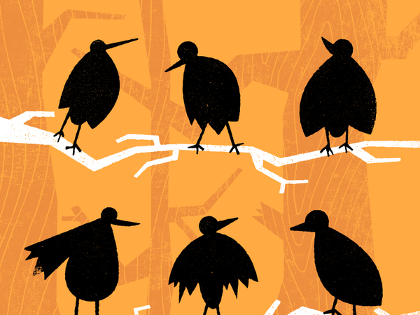 Birds of a feather party vector fill grit texture tree branch bird ill.png