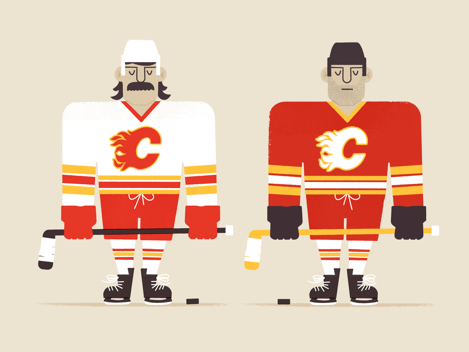 calgaryflames flames characterdesign texture vector character art ill.png