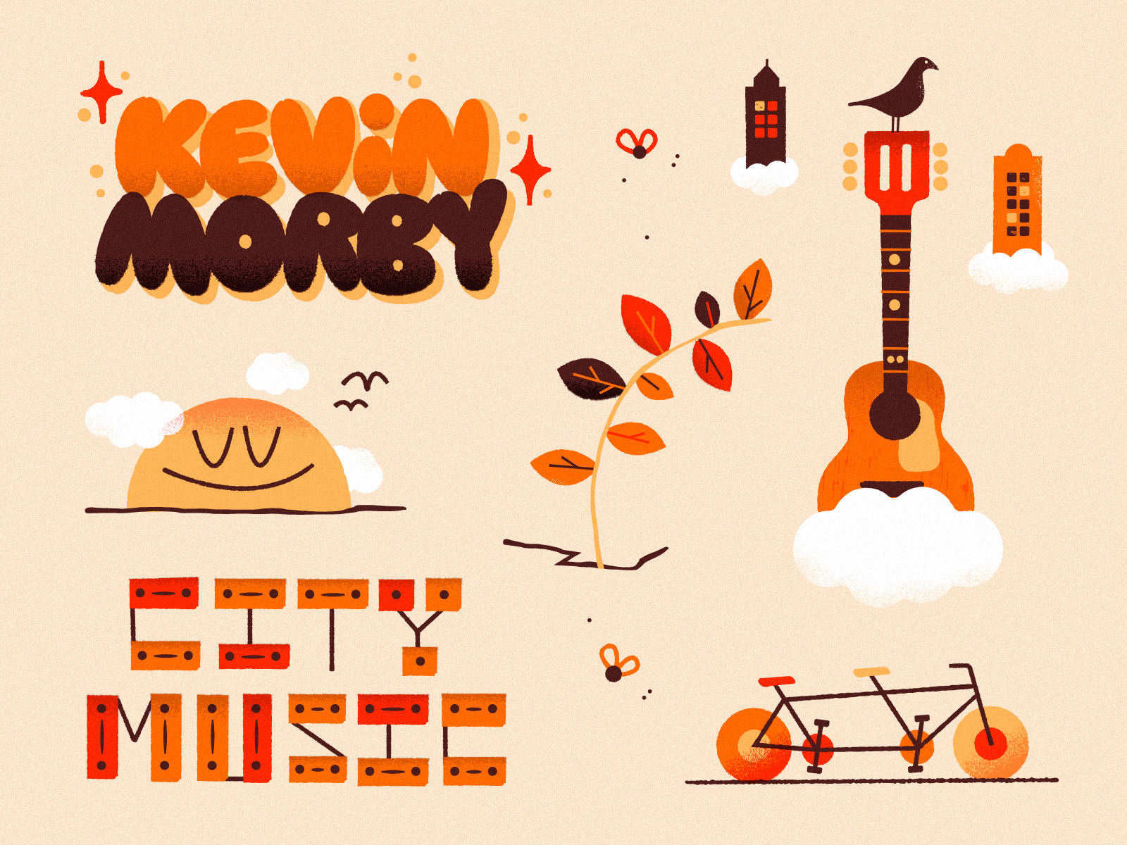 City Music drawing fun doodle character vector texture art illustratio.jpg