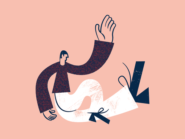 coolshoes sitting illustration hello person man character wave.png