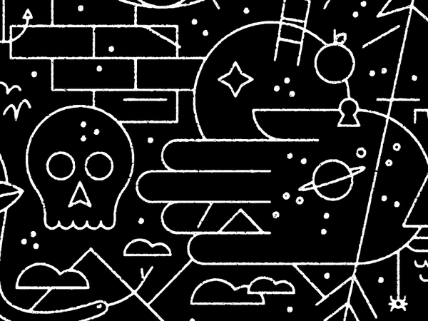 design clouds skull texture magic vector stroke thinlines illustratio.png