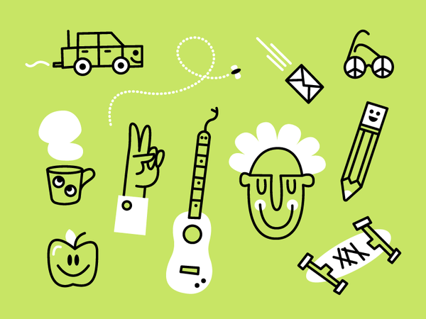 Doodle-dum flat peace smile fill stroke things stuff icon illustration.png