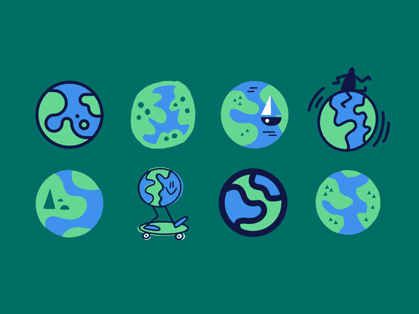 drawing fun earthday earth vector art illustration.png