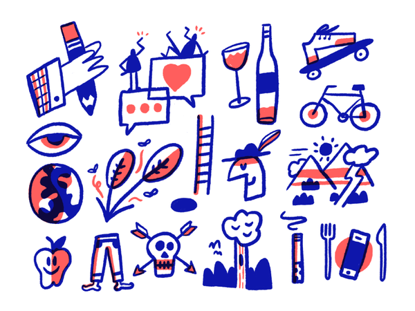 Fun with    pencil wine ink multiply loose illustration drawing procre.png