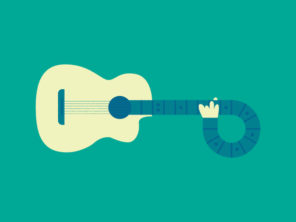 fun vector acoustic hand man texture guitar illustration art.png
