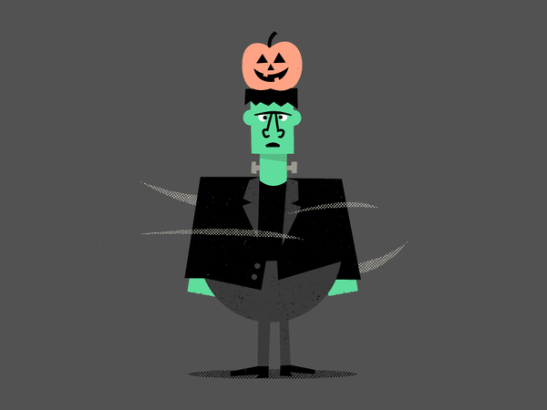 Hiya, Frank! spooly face character pumpkin vector halftone texture hal.png