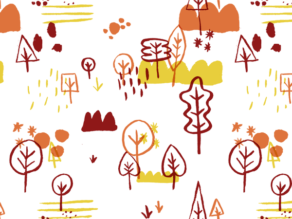 Inky Fall Things bush overlay vector texture ink inky leaf tree fall i.png