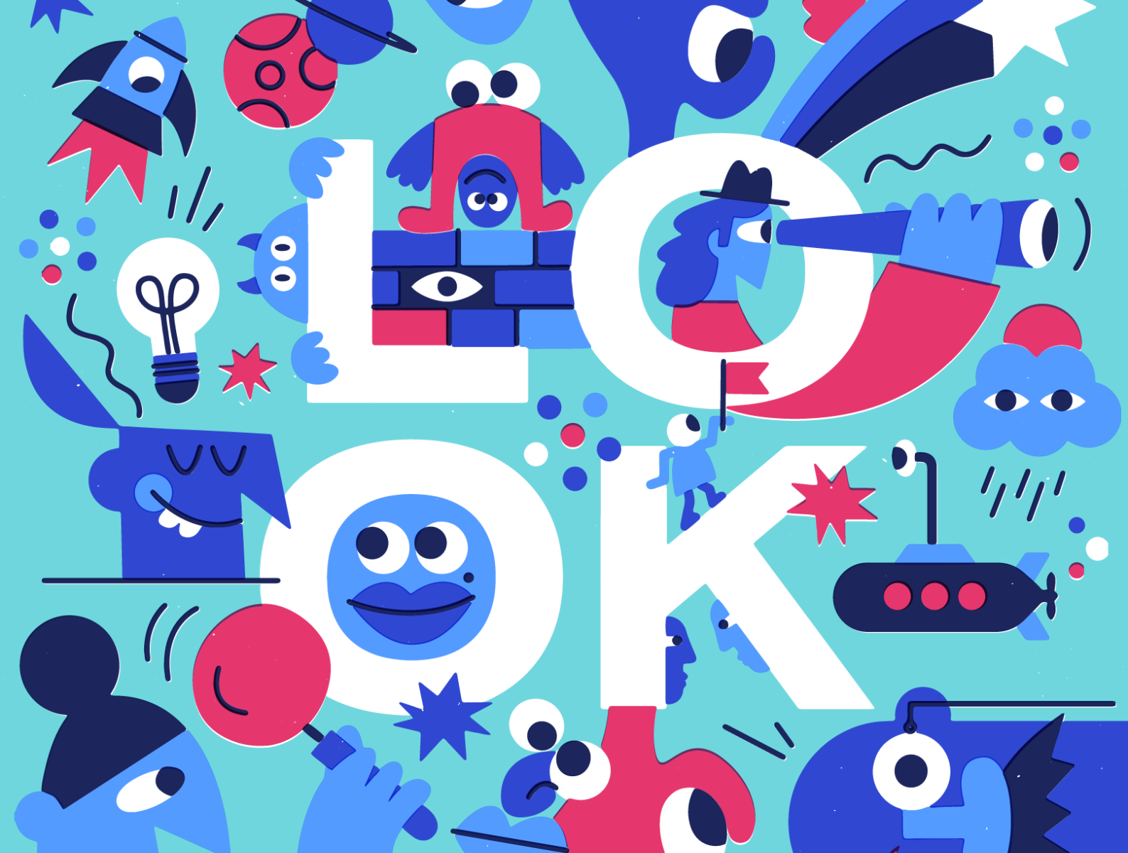LOOK adobe eyeballs eyes look character vector art illustration.png
