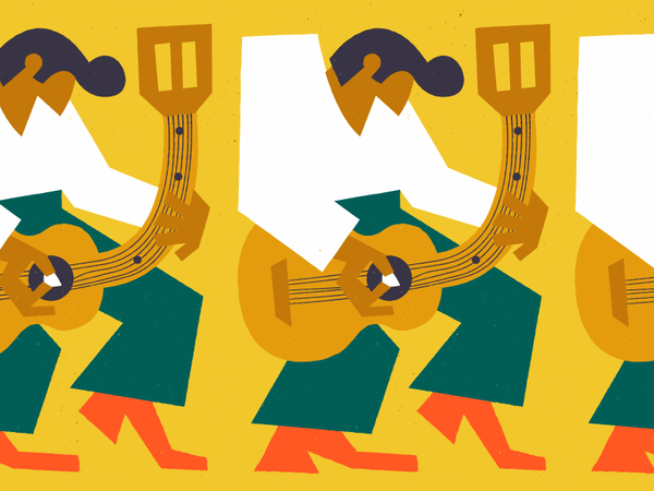 Mister Guitar music fun doodle guitar character vector texture art ill.png
