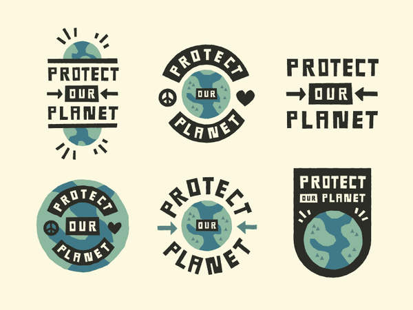 P.O.P fun type earth peace lettering illustration planet earth planet.png