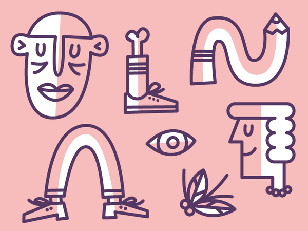 Process jam pencil tool drawing flat fill stroke vector illustration a.png