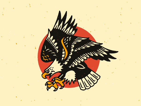 Sailor Jerry vector texture grit illustration sailorjerry tatttoo eagl.png