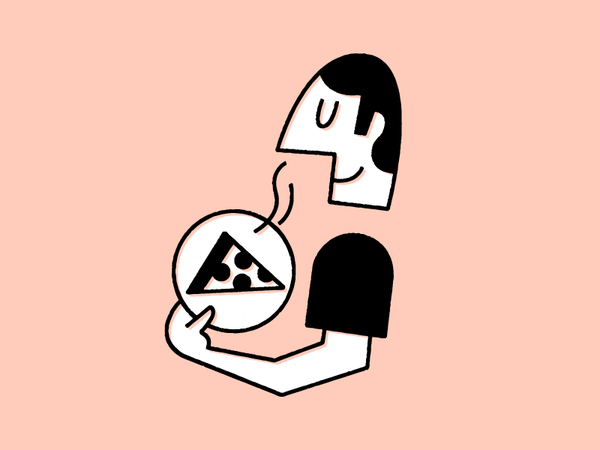 Slice to meet you! olfactory white black pepperoni nose smell characte.png
