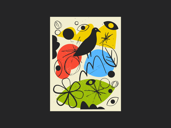 Slowdown 23 shapes bird slowdown texture textile art illustration.png