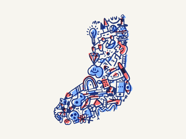 Sock fan art procreate sloppy fanart lines 3d colouring illustration d.png