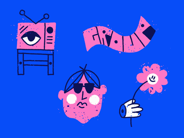 Splattery procreate character doodle art illustration.png