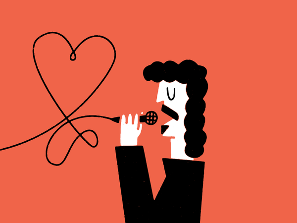 texture illustration sing microphone crooner love zappa singer heart.png