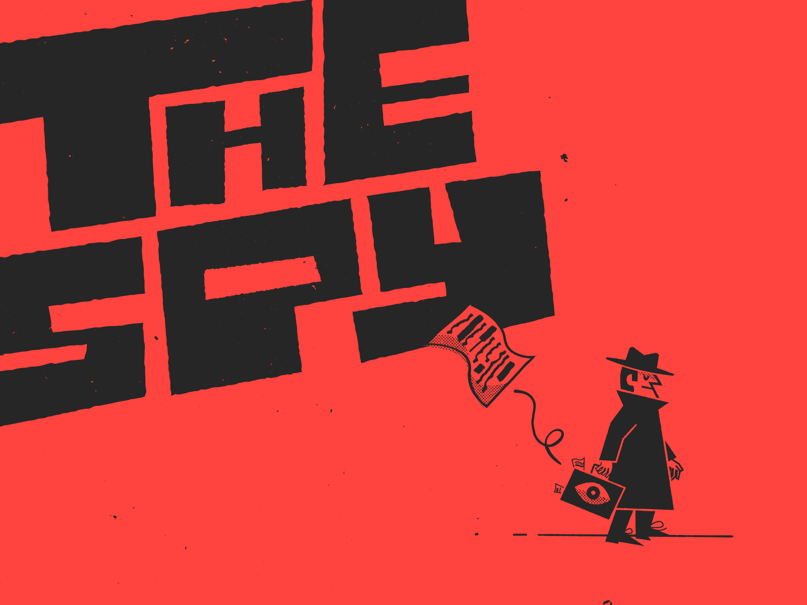 THE SPY  spy doodle character vector texture art illustration.png
