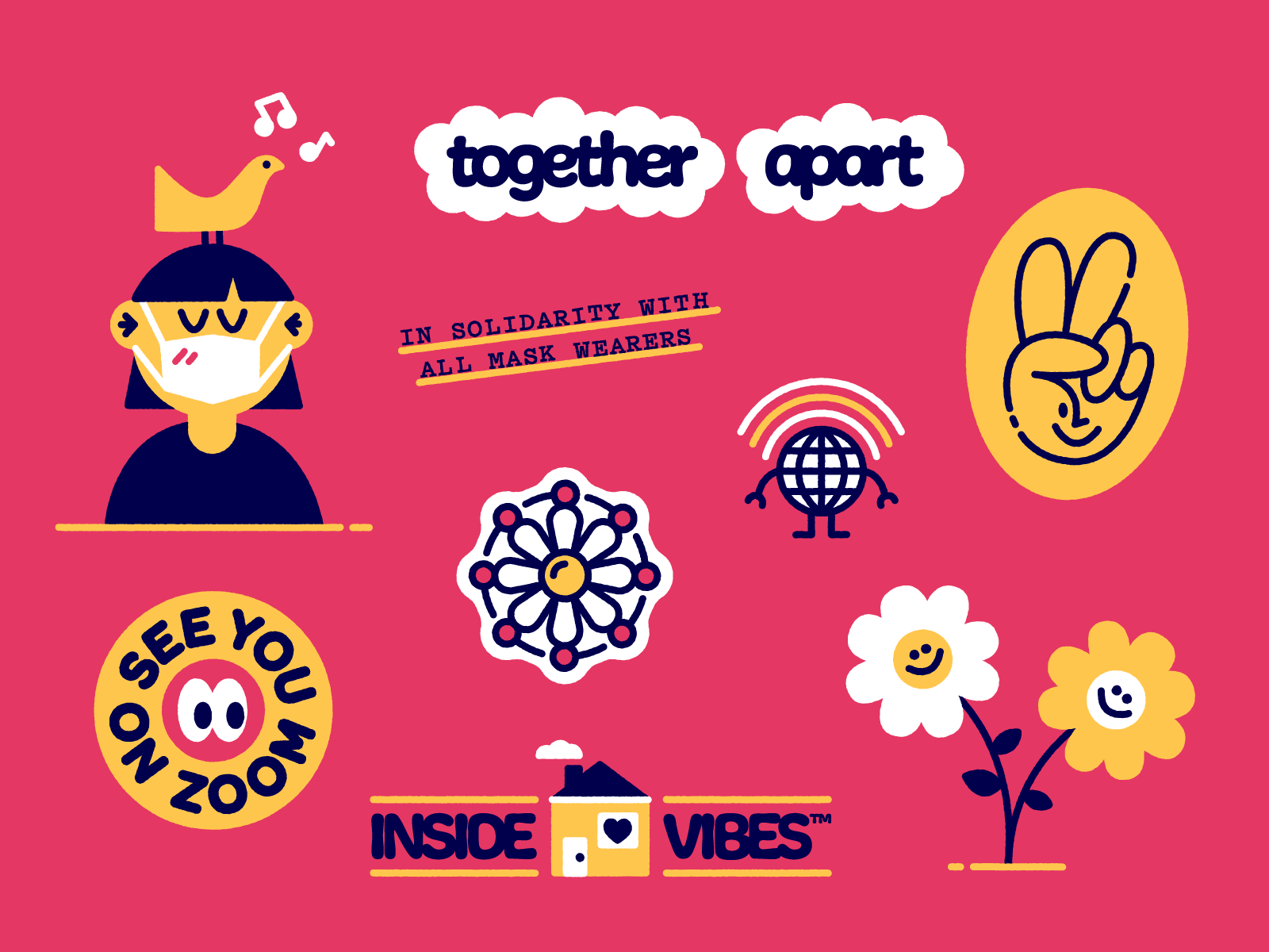 Together stroke drawing fun character doodle vector art illustration.png