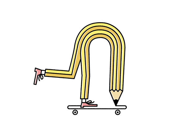 vector texture write draw pusher skateboarding pencil illustration a.png