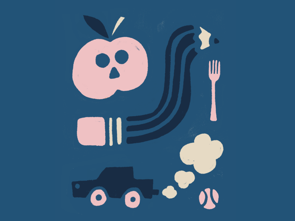 Weekend art vibes ipadpro procreate fork baseball car pencil apple sha.png