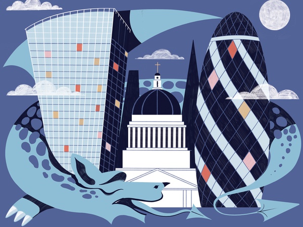 City AM Cover architecture illustration editoral design colour print e.jpg