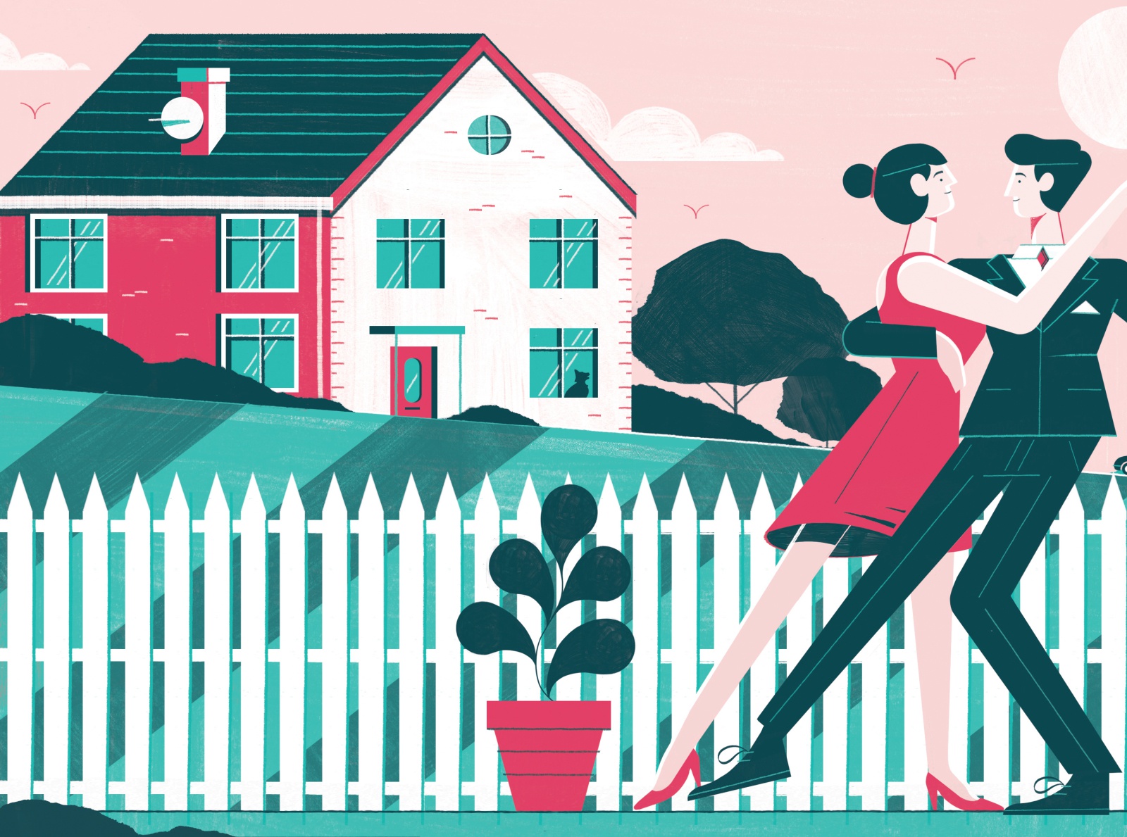 Falling In Love all over again - Woman and Home love romance illustrat.jpg