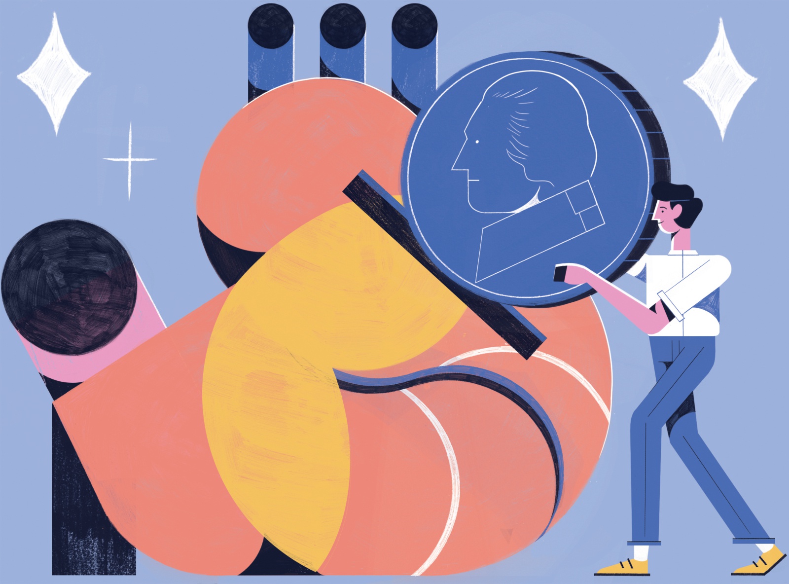 Health insurance - Barrons Magazine wellness science finance illustrat.jpg