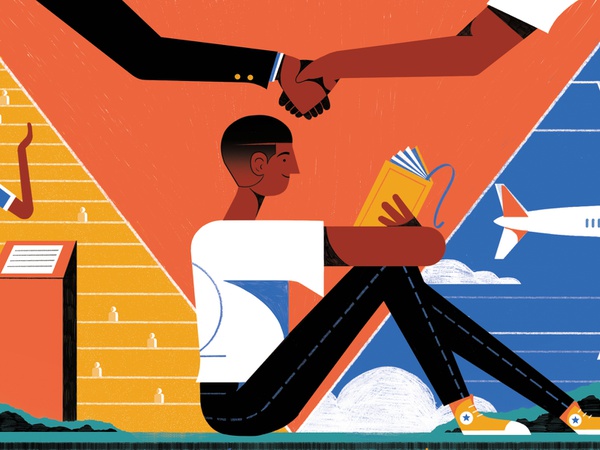 Paging Wharton - Wharton Magazine wharton illustration editoral colour.jpg