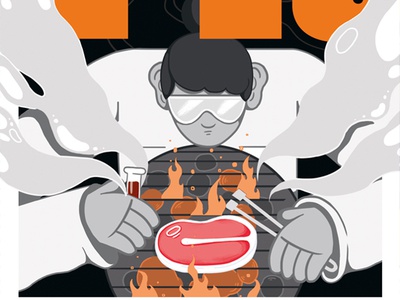 Pit Magazine logo food illustration editorial colour design illistrati.jpg
